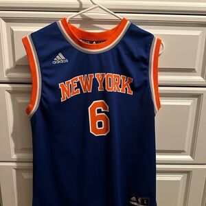 Kristaps Porzingis New York Knicks adidas Royal Swingman Jersey